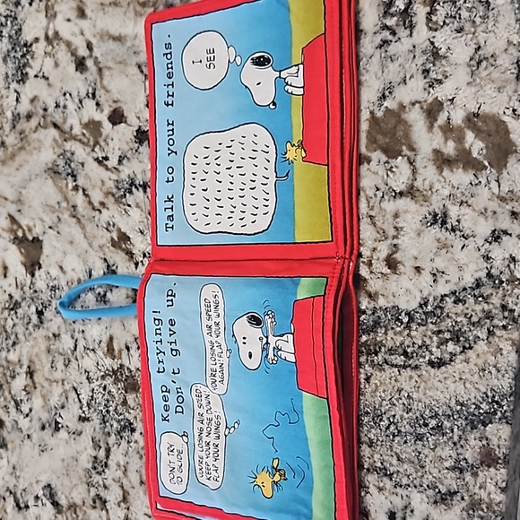 2/$10 Peanuts, hand-quilted book - Picture 3 of 6